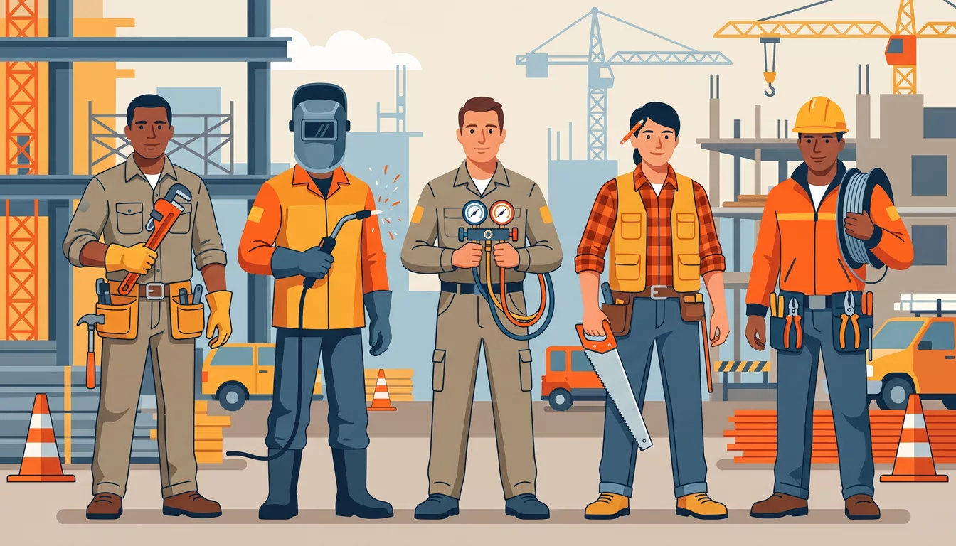 Trades & Skilled Labor in 2026: Careers, Pay, Training & How to Get Started